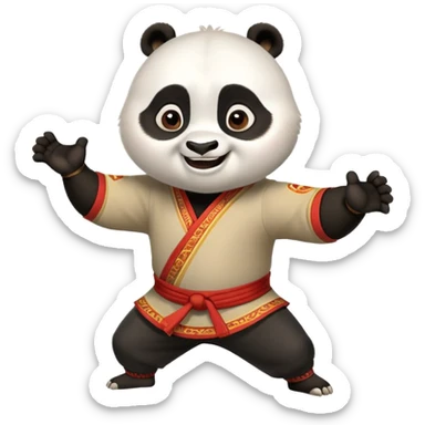 Po kung fu panda emoji sticker