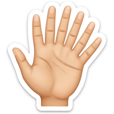 Emoji saying imma touch you sticker