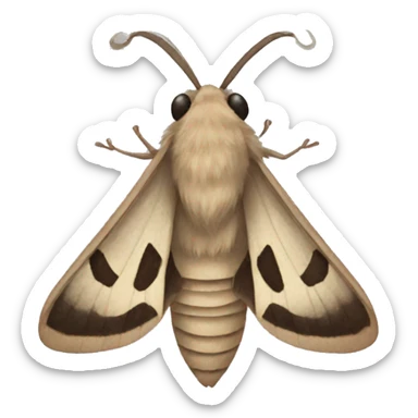 Moth sticker