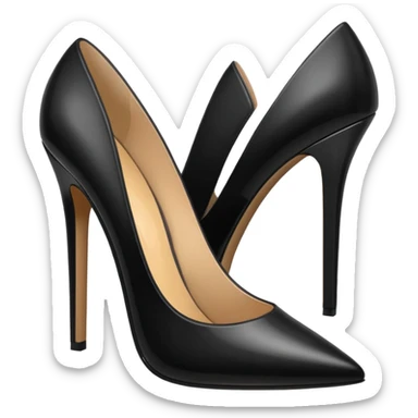 black high heels sticker