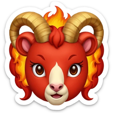 Aries sticker
