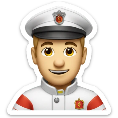 Feuerwehr mann als ratte  sticker