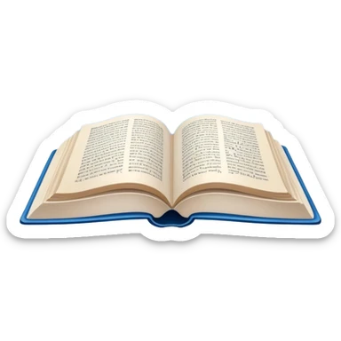 Icon for Poetry Reading: an open book with verses on the pages, from which fly pages transforming into a large flock of small white birds soaring into the blue sky. The icon should evoke the freedom and beauty of poetry. Transparent background. sticker