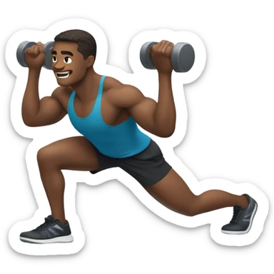 Workout sticker
