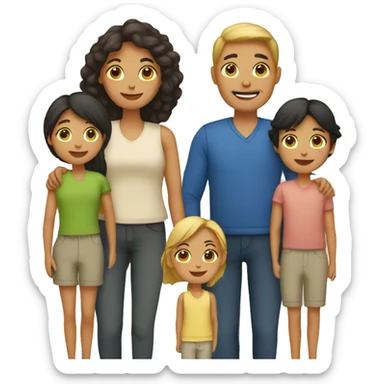 Family in finland sticker