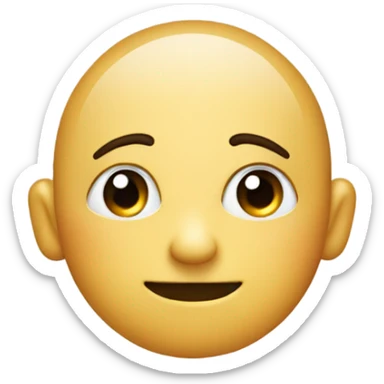 Emoji holding left hand up on middle of forehead forming the shape of an L with pointer finger and thumb sticker
