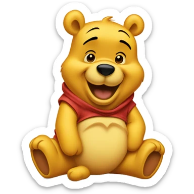 Winnie the Pooh  sticker