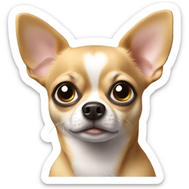 gazing with intent - Chihuahua  sticker