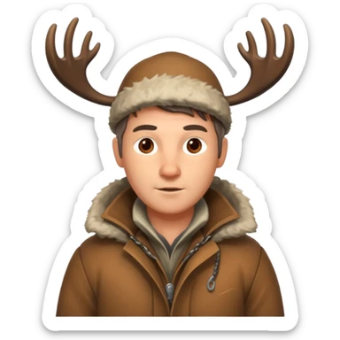 REINDEER HERDER sticker