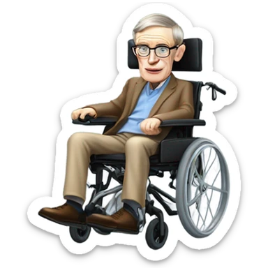 Steven hawking sticker