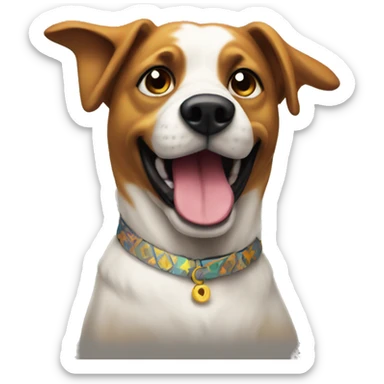 party dog sticker