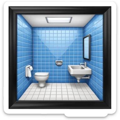 SCHOOL BATHROOM sticker