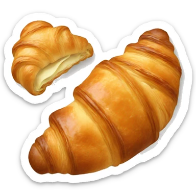 Croissant sticker