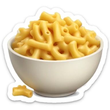 bowl mac and cheese  sticker