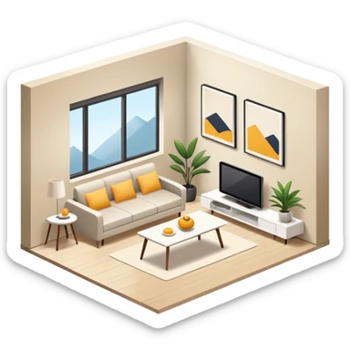 MODERN APARTMENT sticker