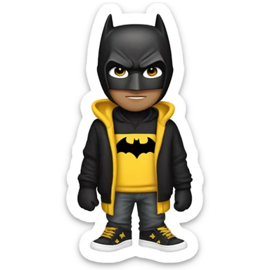 hypebeast batman sticker