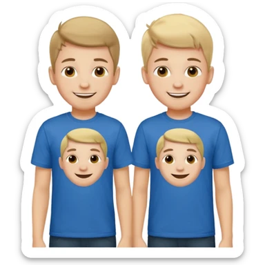 Two boys like gay sticker