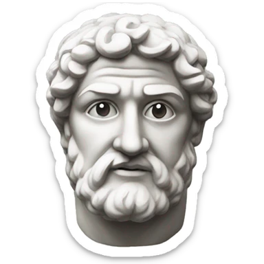 greek statue sticker