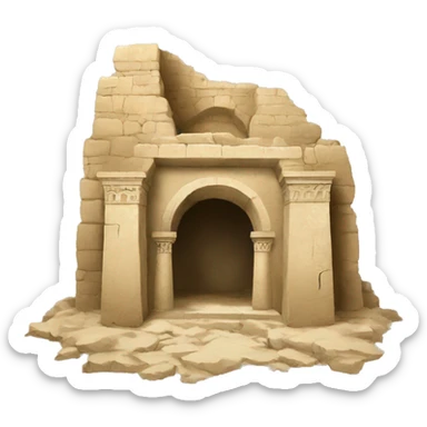Iraq ruins  sticker