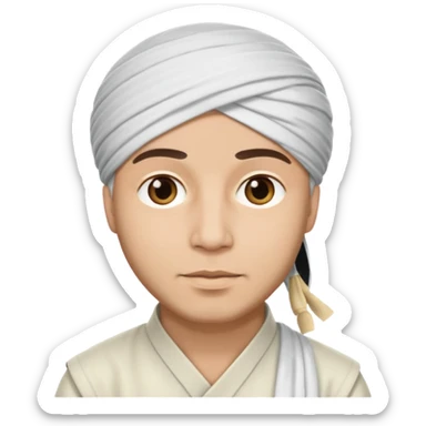 islamist in turban sticker