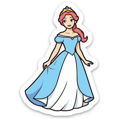 Disney princess sticker