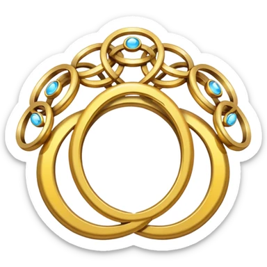 Ten rings sticker