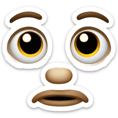 emoji with sideeye sticker