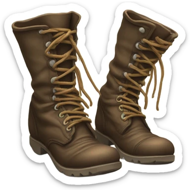 Boots shaking  sticker