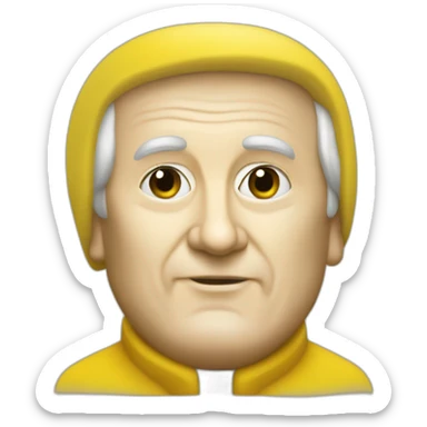 John Paul II as a yellow submarine sticker