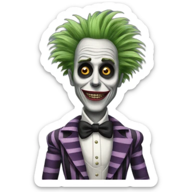 beetlejuice sticker
