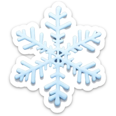 Snowflakes sticker
