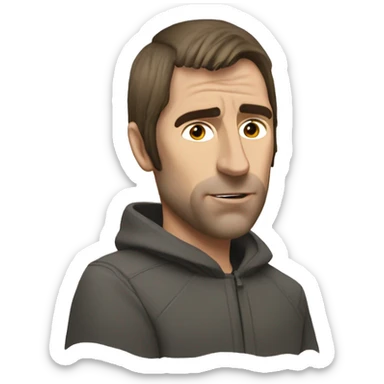 Chappell roan with a Liam Gallagher haircut sticker