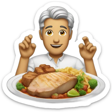 big dinner sticker