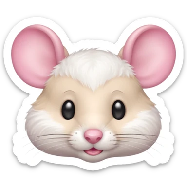 Cute Mouse face side view 🐭 sticker