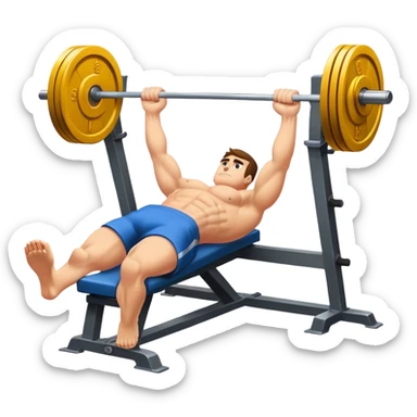 close-grip flat-benchpress sticker