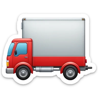 Moving truck or dolly
 sticker