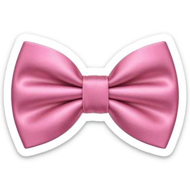 bow tie pink sticker