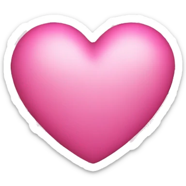 pink heart sticker