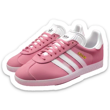 Adidas Gazelle Schuhe pink  sticker