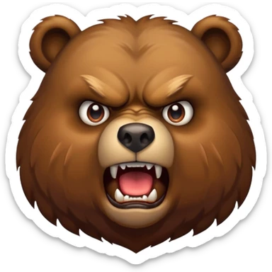 Urso palavrão  sticker