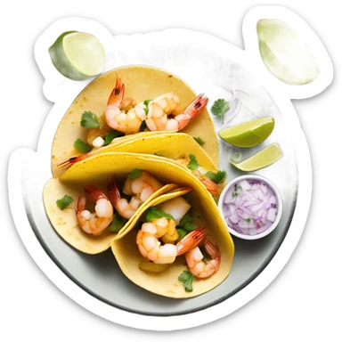 Shrimp tacos  sticker