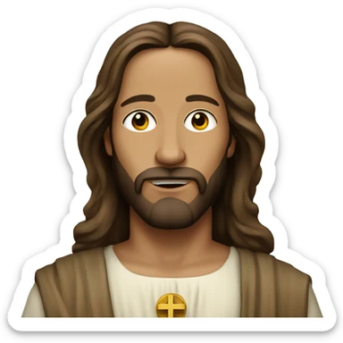 jesus with septum piercing  sticker