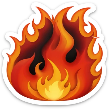 ❤️‍🔥🖤 sticker