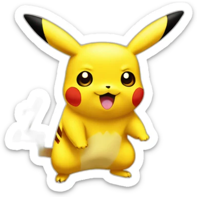 Pikachu racaille sticker