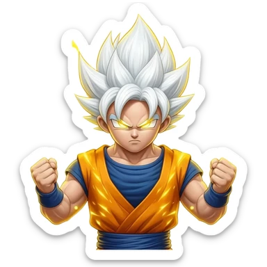 goku supersaiyan infinity sticker