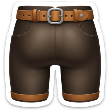 Belt to ass  sticker