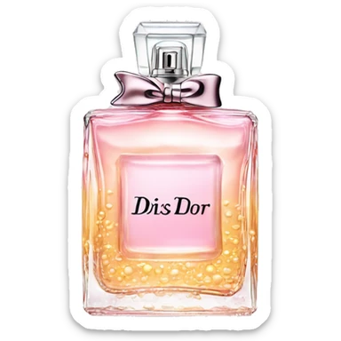 Miss dior perfume sticker