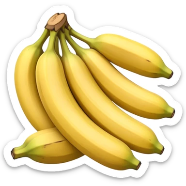 Beige Bananas sticker