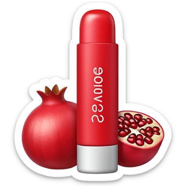 Balmea Pomegranate Lip Balm chapstick for lips sticker