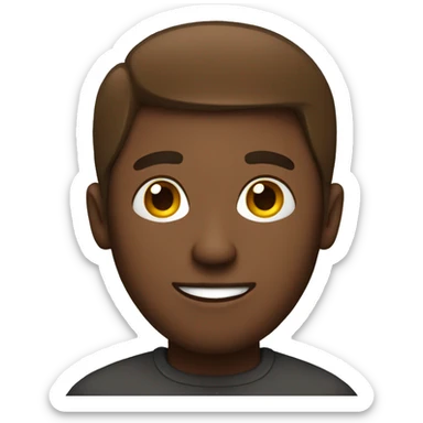 Brown guy with MacBook  sticker